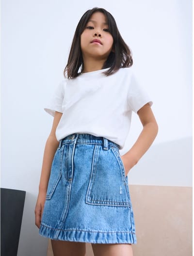 Next - Meisjes - Denim skirt - Blauw