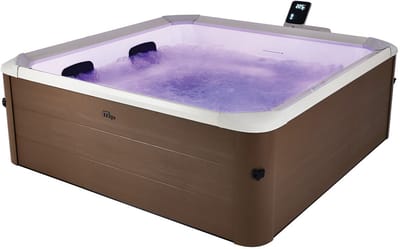 Mspa Passion Spas Beryl Spa - 6-Persoons Jacuzzi en Bubbelbad - Whirlpool voor Tuin en Terras - Massage, Plug and Play