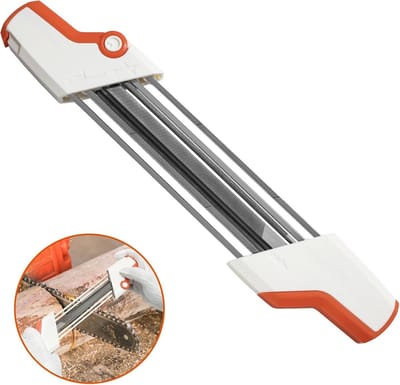 2-in-1 kettingzaagslijper - 3/8" LP kettingzaagslijper - 5/32 kettingzaagslijpset - Draagbare mini elektrische slijpkopvijl - Geschikt voor Stihl-kettingen 16", 18", 20" (met spoed)