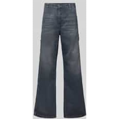 Wide fit jeans met steekzakken