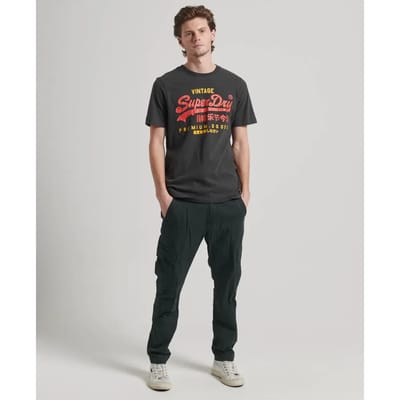 Superdry - Klassiek Heritage T-shirt met Vintage Logo - Heren - T-shirts