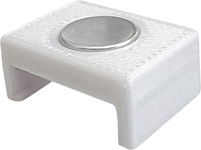 2 Meter Aluminium LED Strip Profiel 17x7mm Wit met Opaal Witte Afdekking