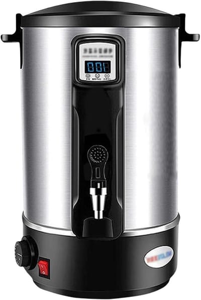 Elektrische Waxsmelter - Kaarsenmakerij Apparaat - Ambachtelijke Productie - Precisie Temperatuurregeling - 30 Liter Capaciteit - Zilver