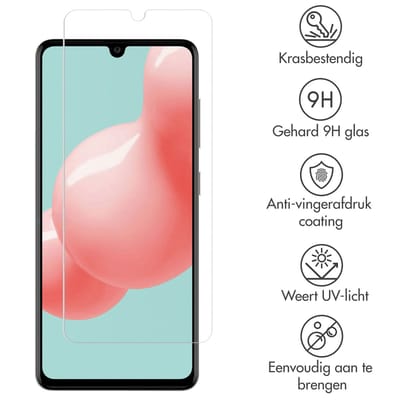 Accezz Screen Protector - Geschikt voor Samsung Galaxy A41 - Gehard Glas Screenprotector