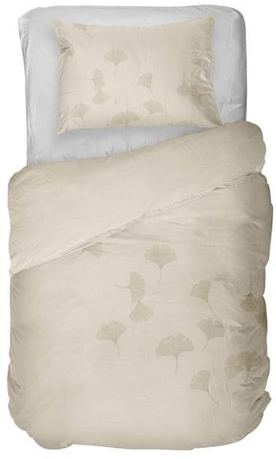 Kayori Hako Dekbedovertrek - Eenpersoons - 140x200/220 cm - Offwhite