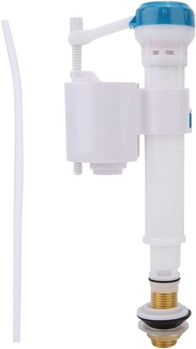 Inlaatventiel voor Toilet, Dubbele Wastafel, ABS Vulventiel met Drukknop, G1/2 Aansluiting, Geschikt voor Badkamer en Siphon Systemen