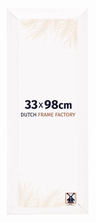Fotolijst 33x98 cm - MDF - Wit Mat - Praag