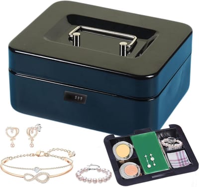 Draagbare Safe Box - Veiligheidsslot Geldbox - Waardevolle Spullen Opslag - Verbeterd Anti-diefstal Mechanisme