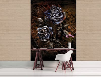 Alchemy Roses Tattoo Photo Wallcovering