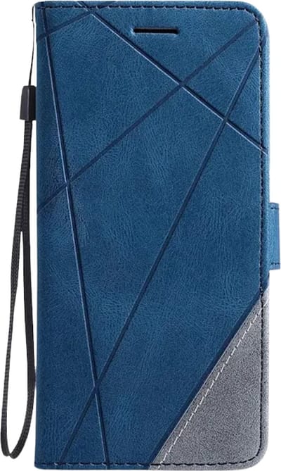 Hoesje geschikt voor Samsung Galaxy S25 - Bookcase - Pasjeshouder - Portemonnee - Patroon - Kunstleer - Blauw