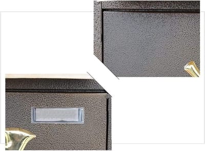 Wandbrievenbus Pakketbrievenbus - Postbox Opbergdoos - Veilig Post Ontvangen - Afsluitbaar met 2 sleutels - 31x9.5x40.5CM - Zilver