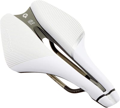 Racefietszadel - Fietszadel MTB - Comfortabel Fietsen - CPC Connect Power Control - 280x135 mm - Wit Zwart