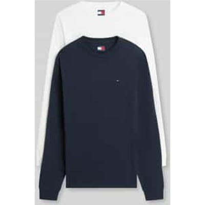 regular fit shirts met lange mouwen van puur katoen in set van 2