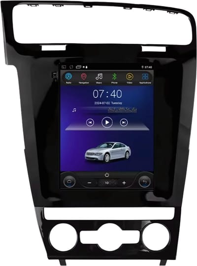 Autoradio met bluetooth - Carplay - Voor Volkswagen Golf 7 (2014-2018) - Geschikt voor Apple en Android - Stereo - Navigatie - Navigatiesysteem auto - 1GB 16GB