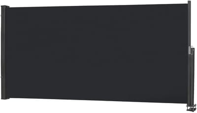ACXIN Uitschuifbare Zijluifel - 100×300 cm- Waterdicht Privacy Scherm - Antraciet