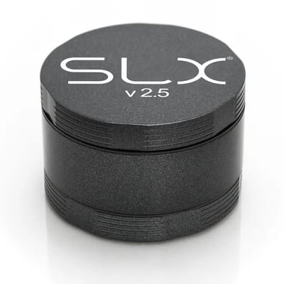 SLX Grinder Aluminium Non Sticky 62 mm, Charcoal