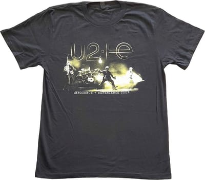 U2 - Stage Photo Heren T-shirt - L - Zwart