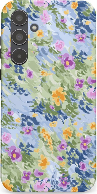 Casetastic Hoesje Geschikt voor Samsung A55 - Stijlvolle Beschermende Duo-layer Case - Vijver briesje