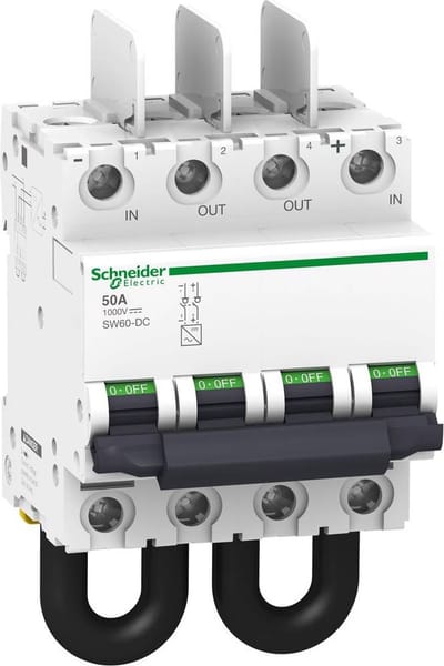 Schneider Electric A9N61699 Belastbare scheidingsschakelaar 50 A 1000 V