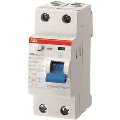 ABB 2CSF202199R1250 F202 A-25/0,03 110V Aardlekschakelaar A 2-polig 25 A 0.03 A 230 V