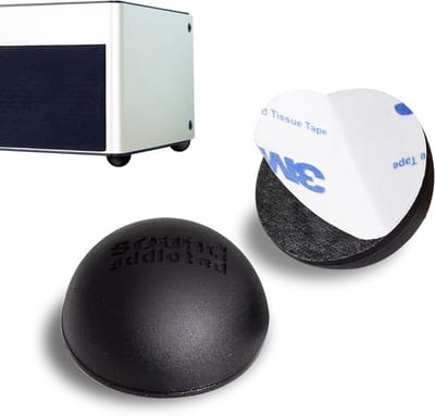 Rubberen Voetjes - Meubeldoppen Vloerbeschermers - Apparaat Stabilisatie - Zelfklevend Antislip - 30 mm Doorsnede - Zwart