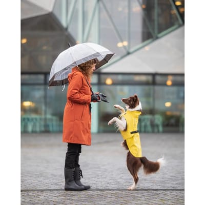 Trixie Vimy Dog Raincoat Yellow XL Circum: 80-105cm Length: 70cm