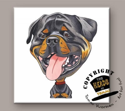 Tegel Hond Rottweiler