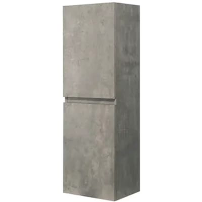 Aquazuro Wastafelonderkast Napoli 40cm - Betongrijs - 40x120x30cm