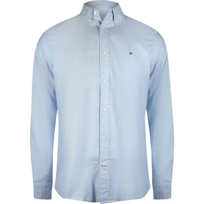 Tommy Hilfiger Lichtblauwe Oxford-shirt