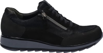Durea sneaker art. 6263 685 9837 H leest zwart maat