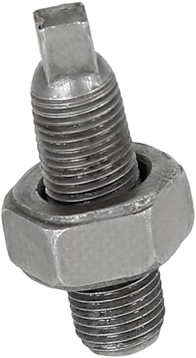 Dailygoods- Ventielinstelschroeven - Set met Moeren - Geschikt voor GY6-125 - Duurzaam Metaal - Schroeflengte 19mm - Titaniumkleuren - Motorfiets Schroeven