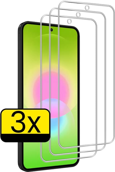 Screenprotector - Geschikt voor Samsung Galaxy A27 - 3 Stuks - Extra Sterk - Beschermglas - Gehard Glas - Tempered Glass - Screen Protector