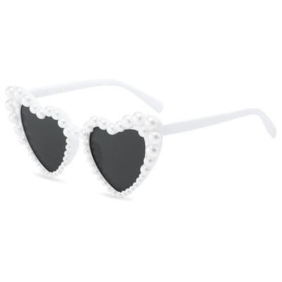 Dailygoods- Zonnebril Hartvormig - UV400 Zonnebescherming - Vintage Zonnebril - Modieuze Hartbril - Comfortabel Design - Hoogwaardig Materiaal - Fashion Sunglasses