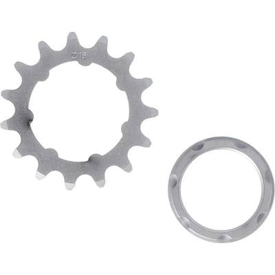 XLC kettingwiel SSS02 baan met ring 1/8 15T staal zilver
