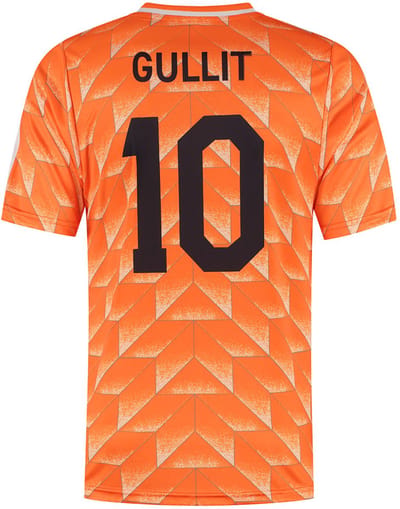 EK 88 Voetbalshirt Gullit - Nederlands Elftal - Oranje shirt - Nederlands Elftal Shirt - Voetbalshirts Kinderen - Jongens en Meisjes - Sportshirts - Volwassenen - Heren en Dames - Maat 116
