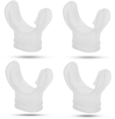 Dailygoods- Mondstuk Geurloos - Siliconen Mondstuk - Duikuitrusting - Comfortabel - Snorkel Mondstuk - 4 Pack - Snorkelmondstuk