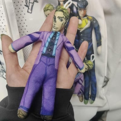 12Cm Jojo's Bizarre Adventure Giorno Giovanna Beweegbare Figuur Met Buigbaar Draad Skelet Gedroogde Rat Thema Verjaardag Vakantie Cadeau 12CM