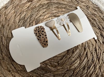 klikklak haarspeldjes Esme 4 cm - klikklak haarspeldjes haarspeldjes kinderen - kinder knipjes - haaraccessoires kinderen - kraam cadeau - haarspeldjes voor meisjes - haaraccessoires - haarspeldjes - haarknipjes baby - kinderknipjes