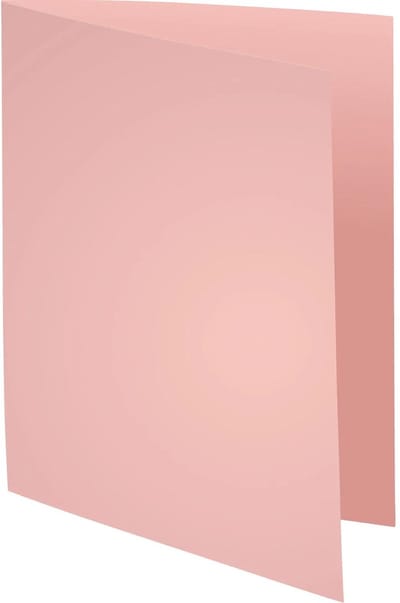 Exacompta 5x SUPER 60 - Pak van 250 inlegmappen - 22x31cm voor A4 - Roze - 850003E
