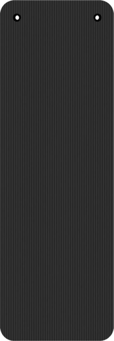 Mambo Max Xtra Comfort Gym Mat 180 x 60 x 1,5 - Professionele fitness mat Antraciet - anti-slip oefenmat met ophangogen