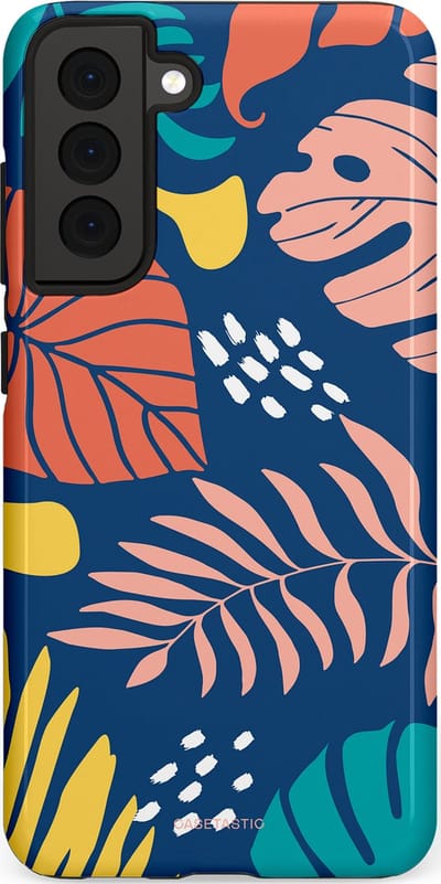 Casetastic Hoesje Geschikt voor Samsung S21 FE - Stijlvolle Beschermende Duo-layer Case - Zwoele avond