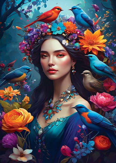 Bluebird Puzzle legpuzzel Diana - Soul of Nature Collection - 1000 stukjes.