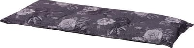 Madison tuinbankkussen Denim flower 120x48 cm - grijs