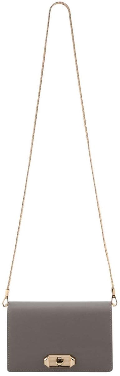SEIDENFELT MANUFAKTUR clutch avondtas Eiby Clutch Stone Grey Taupe