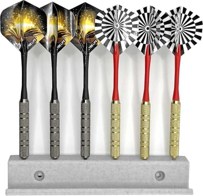 Set van 2 Wandhouders voor Darts met Krijtbord, Ruimtebesparend en Modern Design