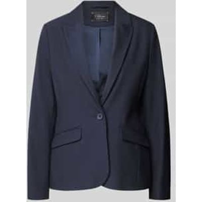Regular fit blazer met viscose
