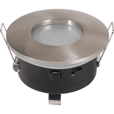 HOFTRONIC Vegas - LED Inbouwspot - Armatuur - Diameter 83mm - GU10 Fitting incl. lamphouder - Rond - IP44 - RVS