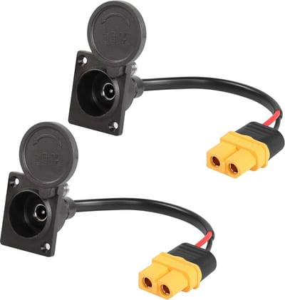 XT60 Vrouw naar DC 5.5x2.5mm Paneelvoeding Kabel voor FPV Drone Monitor en TS100 Soldeerbout