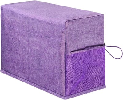 Naaimachinehoes - Beschermhoes Stofhoes - Naaimachine Beschermen - Met Opbergvakken - 46 x 21 x 32 cm - Lila