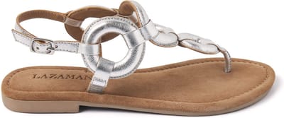 Lazamani Dames Sandalen 33.543 Silver Maat 37